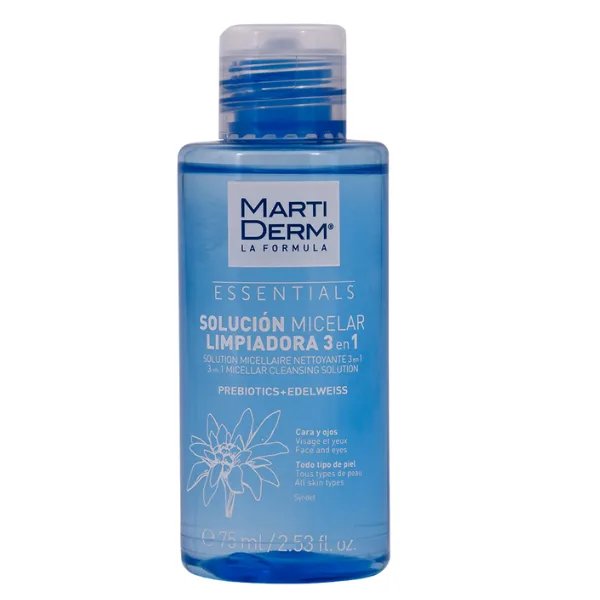 Solutie micelara demachianta 3 in 1 Essentials, Martiderm | 75 ml — preț și oferte