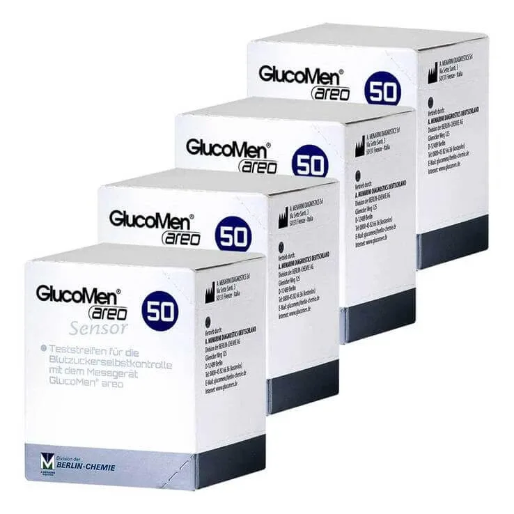 Benzi de testare GlucoMen areo Sensor, 2 x 50 de benzi de testare — preț și oferte