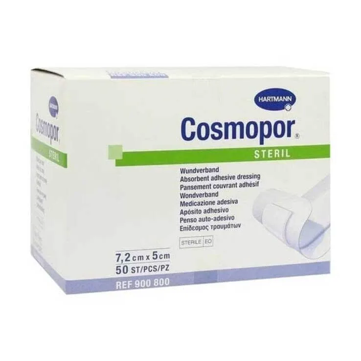 Cosmopor steril 5x7,2 cm, 50 buc., 50 buc. plasturi — preț și oferte