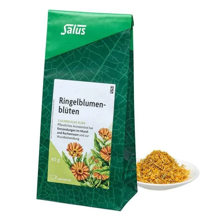 Ceai medicinal din flori de gălbenele Calen.flos bio Salus, 40 g ceai Salus Haus — preț și oferte