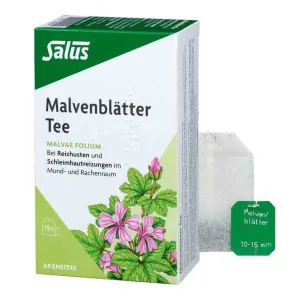 Ceai medicinal din frunze de nalbă, pliculețe filtrante Salus, 15 pliculețe filtrante
