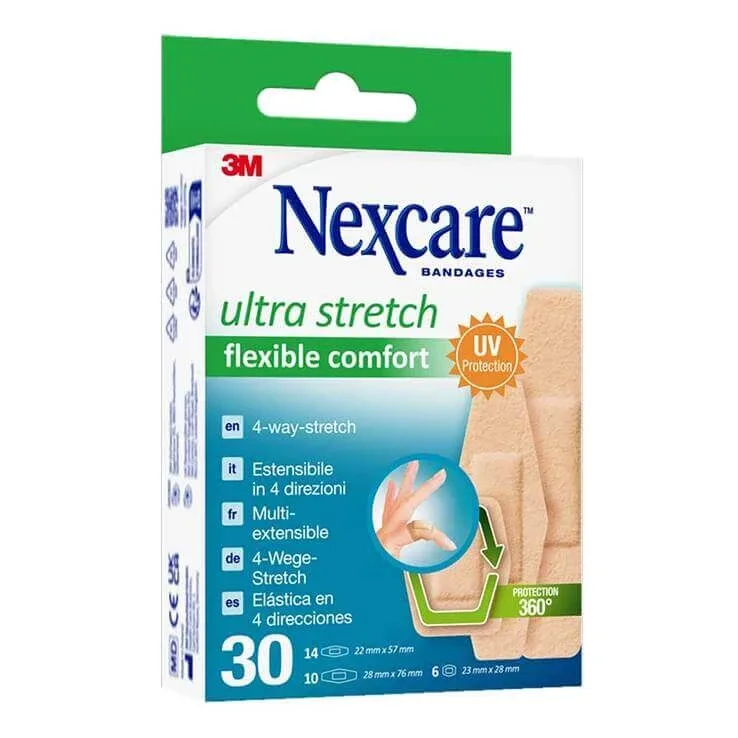 Bandaje flexibile Nexcare ultra stretch comfort, 30 de bandaje — preț și oferte