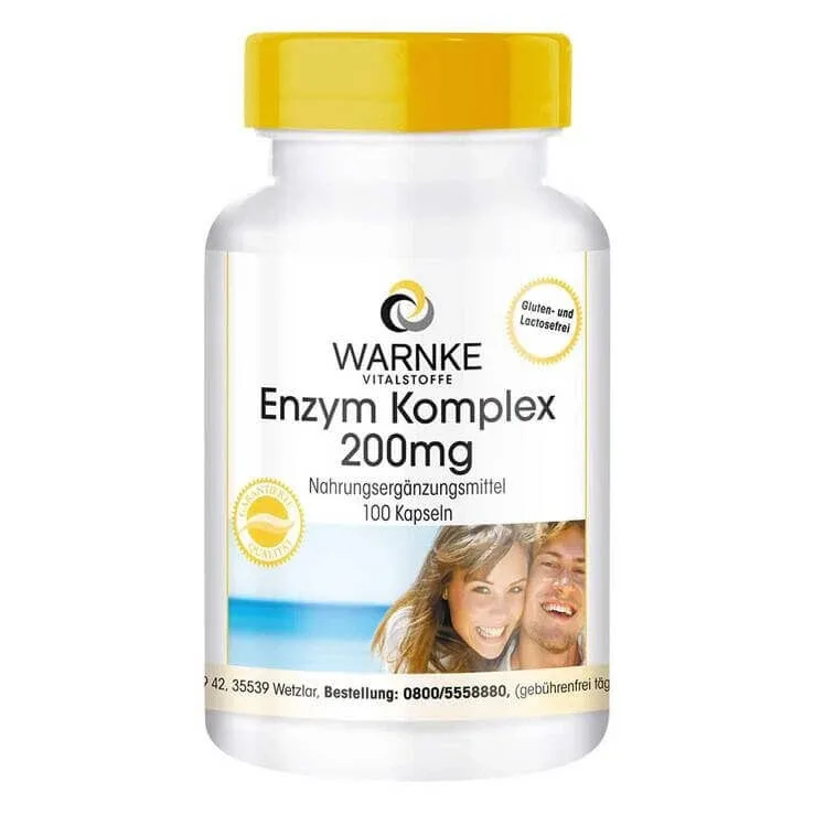 Capsule cu complex enzimatic de 200 mg, 250 de capsule — preț și oferte