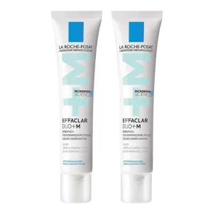 La Roche Posay Effaclar Duo + M Cremă, 2x40 ml Cremă
