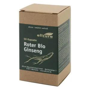 Capsule cu ginseng roșu organic, 100 de capsule
