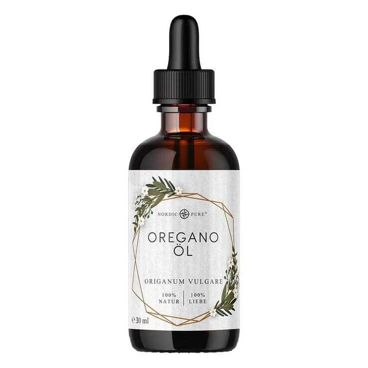 Ulei de oregano cu 80% carvacrol, vegan, Nordic Pure, 30 ml ulei — preț și oferte