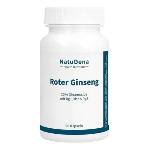 Panax ginseng roșu 20% ginsenozide, capsule vegane, 90 de capsule