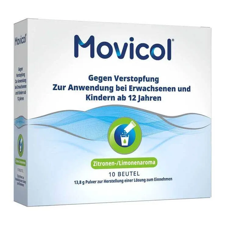 MOVICOL® plicuri cu pulbere – ajutor rapid în caz de constipație, 50 de plicuri cu pulbere pentru prepararea unei soluții orale — preț și oferte