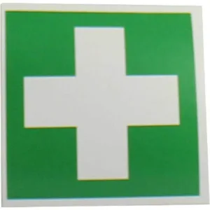 Autocolant „Crucea Verde” pentru trusa de prim ajutor, 1 buc. n.v.