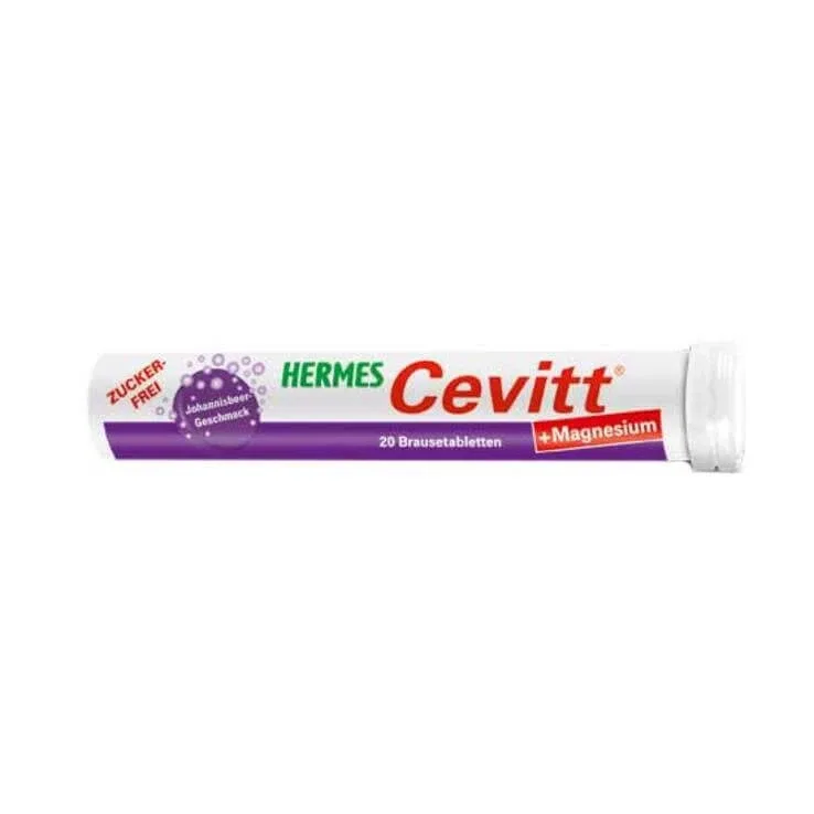 Hermes Cevitt + Magneziu – tablete efervescente, 20 de tablete efervescente — preț și oferte