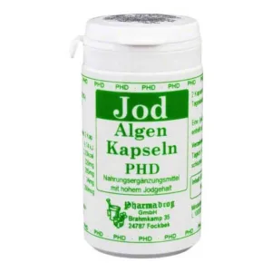 Capsule cu alge bogate în iod, 60 de capsule