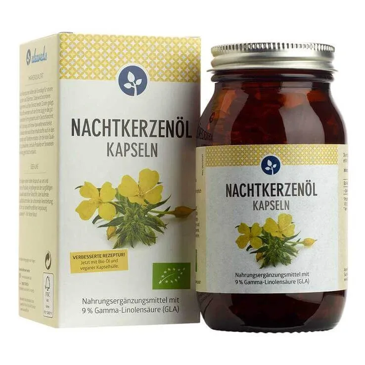 Capsule cu ulei de primula de noapte, 500 mg, bio și vegane, 120 de capsule — preț și oferte