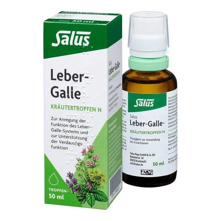 Picături pe bază de plante pentru ficat și vezică biliară N Salus, 50 ml lichid Salus Haus — preț și oferte