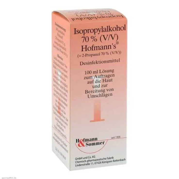Alcool izopropilic 70% v/v Hofmann’s, soluție de 200 ml — preț și oferte