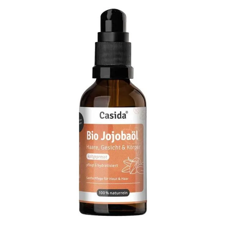 Ulei de jojoba organic, presat la rece, pentru păr, față și corp, 50 ml ulei — preț și oferte