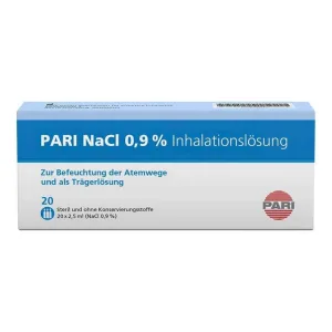 PARI NaCl, soluție pentru inhalare în fiole, 2 cutii a câte 120 de fiole de 2,5 ml