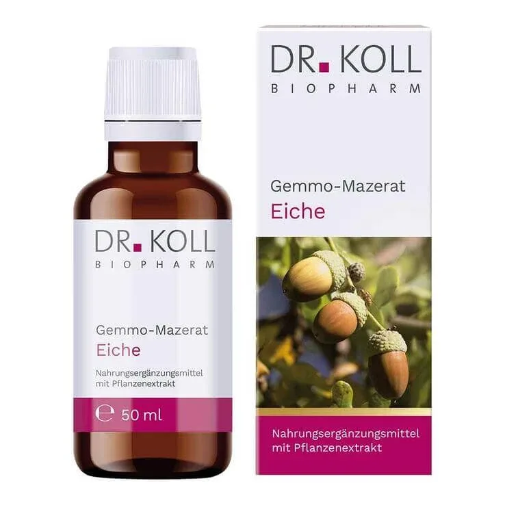 Macerat gemmofit de stejar Dr. Koll Quercus pedunculata, picături, 50 ml picături — preț și oferte