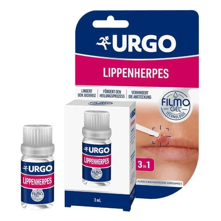 Urgo pentru herpesul labial, sub formă lichidă, 3 ml de lichid — preț și oferte