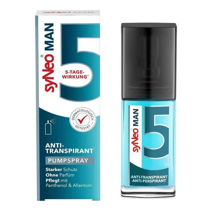 syNeo 5 Antitranspirant cu pulverizator cu pompă pentru bărbați, 30 ml Îngrijire corporală — preț și oferte