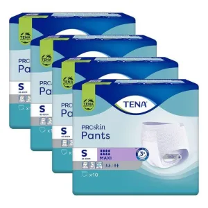 TENA Pants Maxi S – chiloți de unică folosință pentru incontinență, 4X10 buc. n.v.