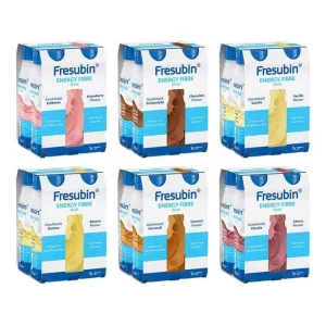 Fresubin Energy Fibre Drink – cutie combinată cu sticle, 6 x 4 x 200 ml soluție