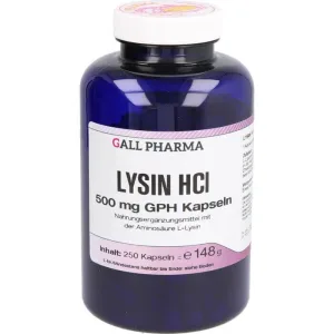 LYSIN HCL 500 mg GPH Capsule 250 Capsule