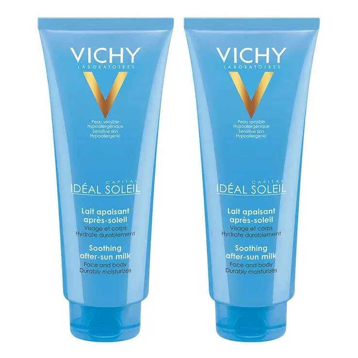 Vichy Capital Soleil – Lapte de îngrijire post-expunere la soare, 2 x 300 ml lapte — preț și oferte