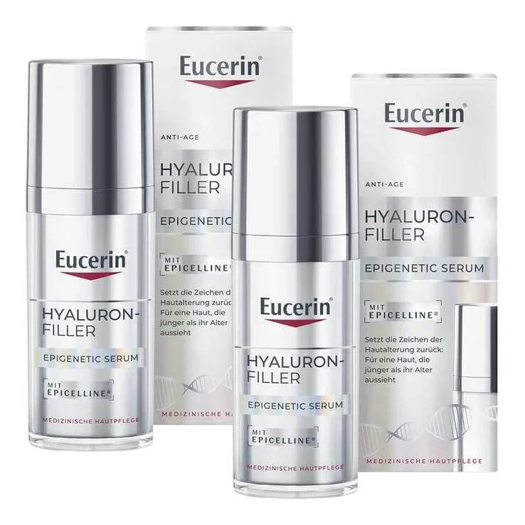 Eucerin Hyaluron-Filler Epigenetic Serum, concentrat 2x30 ml — preț și oferte