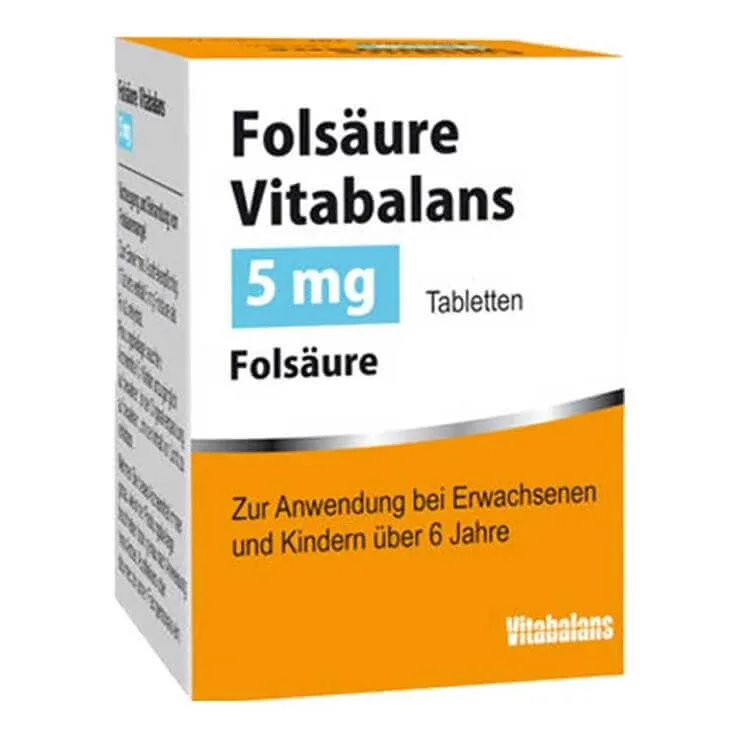 Acid folic Vitabalans 5 mg, comprimate, 50 de comprimate — preț și oferte