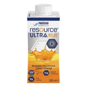 Resource Ultra Fruit Orange lichid, 6X4X200 ml lichid