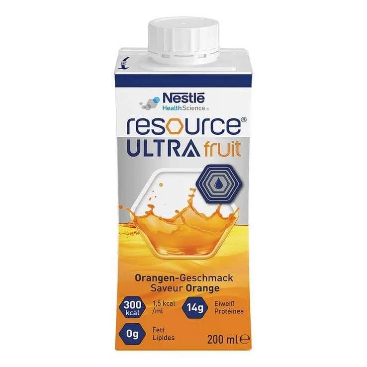 Resource Ultra Fruit Orange lichid, 6X4X200 ml lichid — preț și oferte
