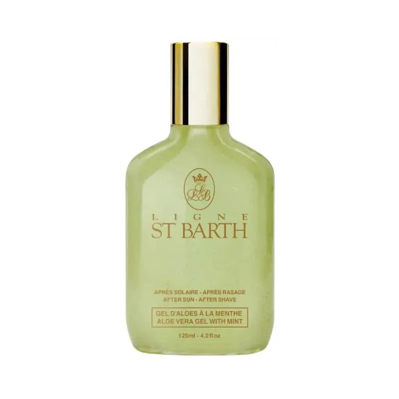 Ligne St. Barth Gel de aloe cu mentă pentru după expunerea la soare – gel calmant cu aloe vera 125 ml — preț și oferte