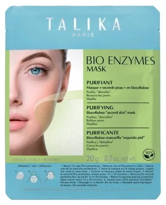 Talika Bio Enzymes Mask – Mască purificatoare „Seconde Peau” 20 g — preț și oferte