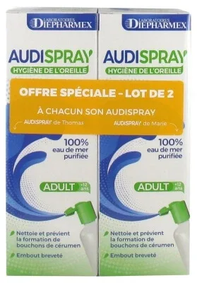 Audispray pentru adulți – Igiena urechilor, pachet de 2 x 50 ml — preț și oferte