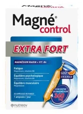 Nutreov Magné Control Extra Fort 20 fiole