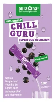 Purasana Superfood Hidratare Chill Guru 10 pliculețe