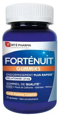 Forté Pharma Forté Nuit Gummies cu melatonină 1,9 mg, 30 de jeleuri