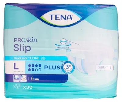 Tena ProSkin Slip Plus 30 de seturi complete de schimb — preț și oferte