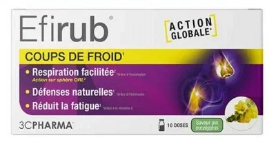 3C Pharma Efirub Răceli 10 doze individuale — preț și oferte