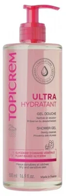 Topicrem Gel de duș ultra-hidratant și delicat, cu efect de curățare, 500 ml — preț și oferte