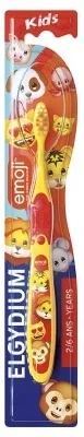 Elgydium Kids Periuță de dinți moale pentru copii de 2-6 ani cu emoji — preț și oferte