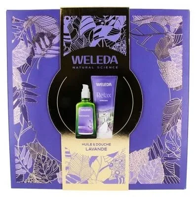 Weleda Ulei relaxant cu lavandă 100 ml + Relax Cremă de duș 200 ml — preț și oferte