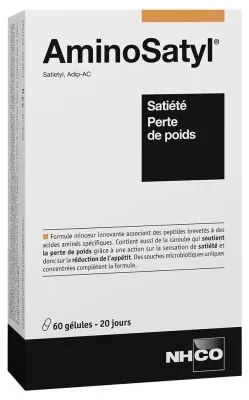 NHCO AminoSatyl: senzație de sațietate, slăbire, 60 de capsule