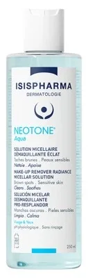 Isispharma Neotone Aqua Soluție micelară demachiantă pentru strălucire 250 ml — preț și oferte