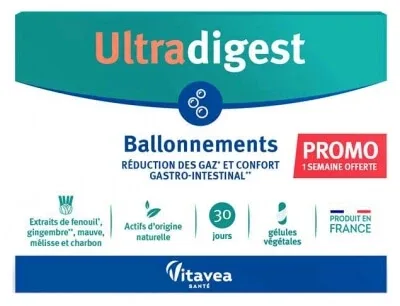Vitavea Ultradigest Balonare 90 de capsule Ofertă specială — preț și oferte