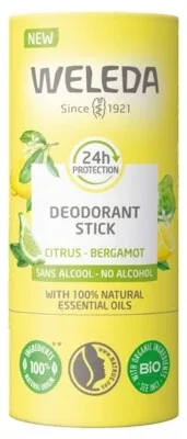 Weleda Deodorant stick cu aromă de citrice și bergamotă, 50 g — preț și oferte