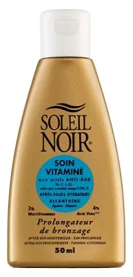 Soleil Noir Cremă hidratantă vitaminizată după expunerea la soare, care prelungește bronzul, 50 ml