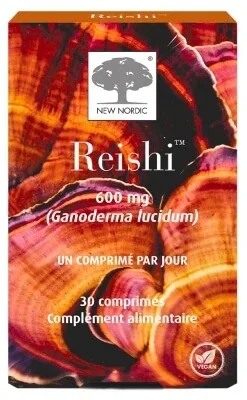 New Nordic Reishi 600 mg, 30 de comprimate — preț și oferte