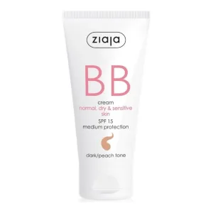 Crema BB cu SPF 15 nuanta dark pentru ten normal uscat, 50 ml, Ziaja