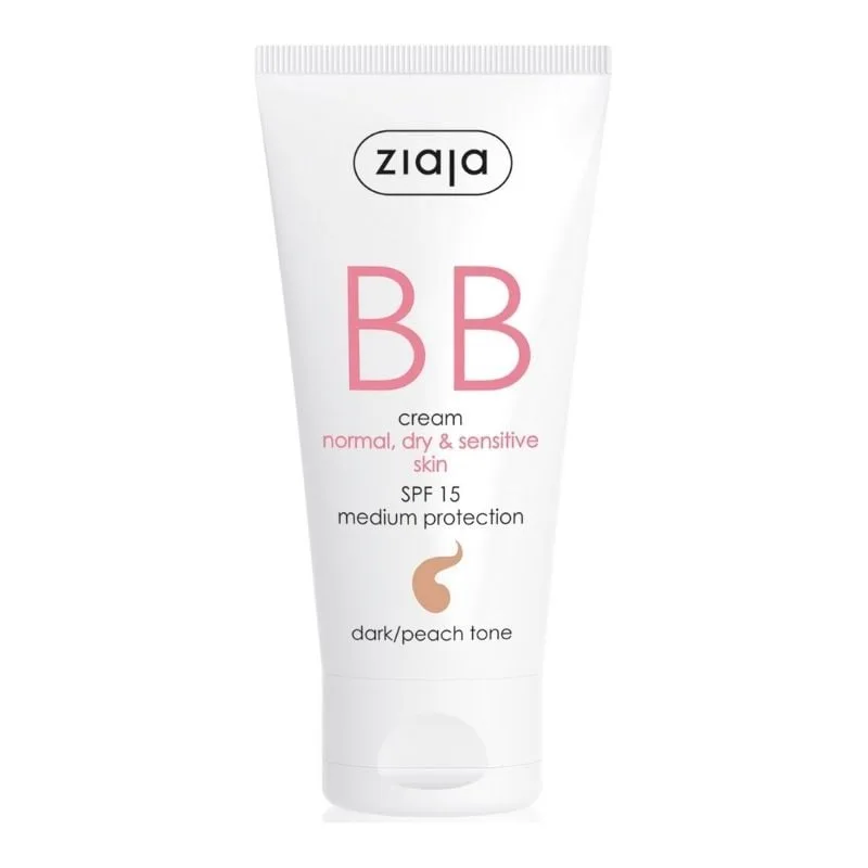 Crema BB cu SPF 15 nuanta dark pentru ten normal uscat, 50 ml, Ziaja — preț și oferte
